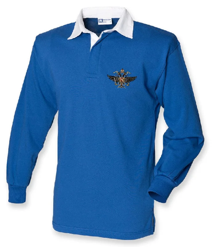 Royal Blue with White Collar