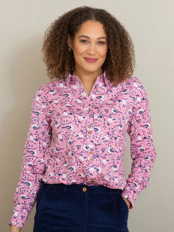 Wimborne fine twill shirt Print Jacquard Patchwork