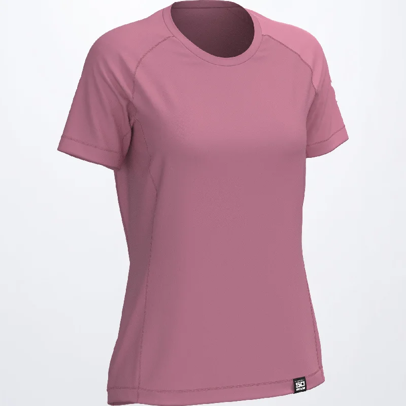 Women's Attack UPF T-Shirt Zippered Front Buttoned Front Snap Front