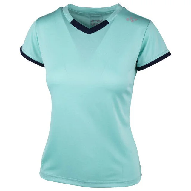 Yonex Women's YTL4 Crew T-Shirt Turquoise Casual Formal Business