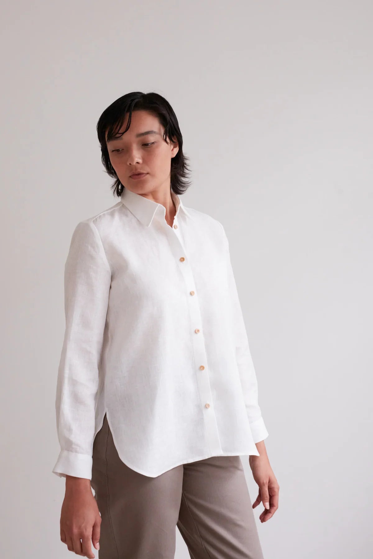 PDF Pattern - Classic Shirt | The Modern Sewing Co. Collared Crew Neck Turtle Neck
