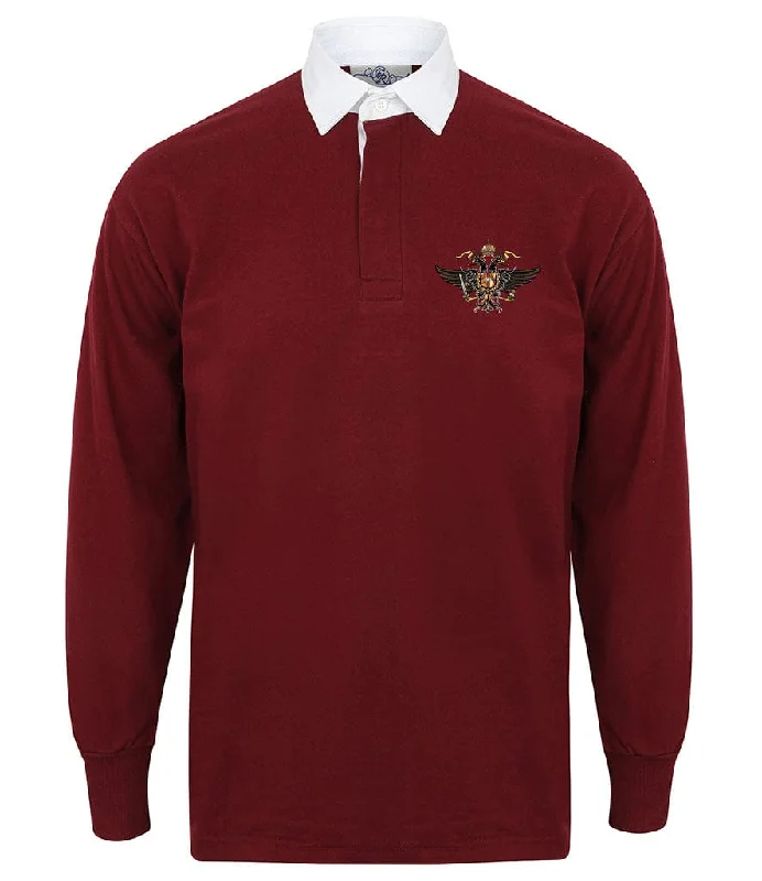 Burgundy with White Collar