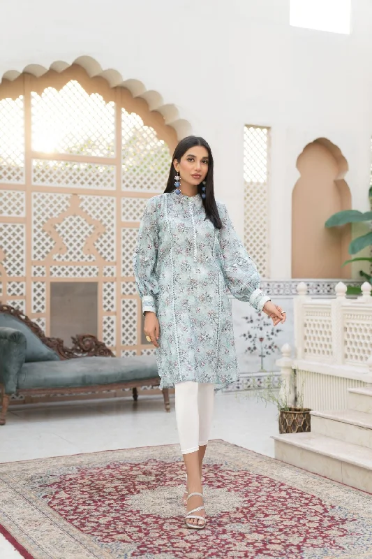 1PC Sapna Digital Shirt 139 Notch Collar Peter Pan Collar Cowl Neck