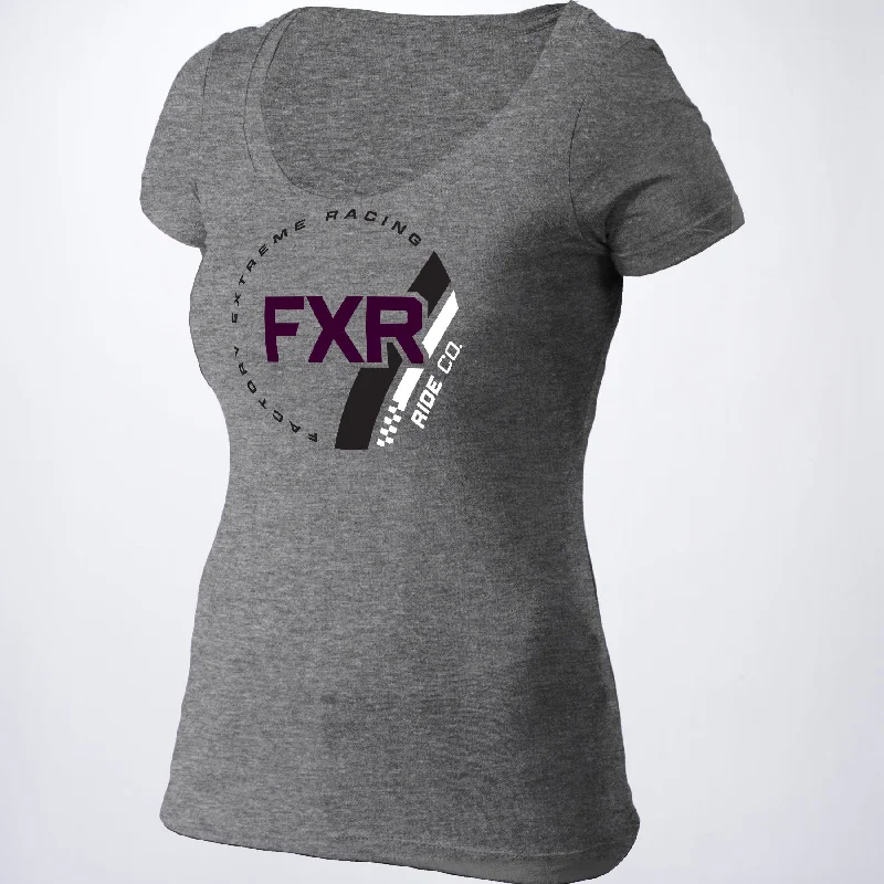 Women's Ride T-Shirt 20S Silk Blend Satin Velvet