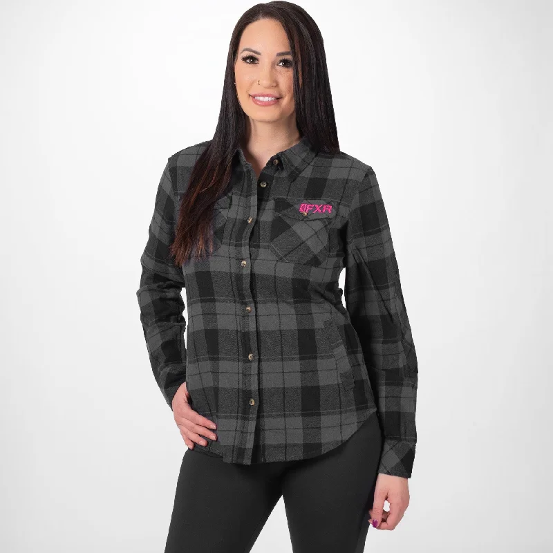 Women's Timber Plaid Shirt Polka Dot Checkered Tartan