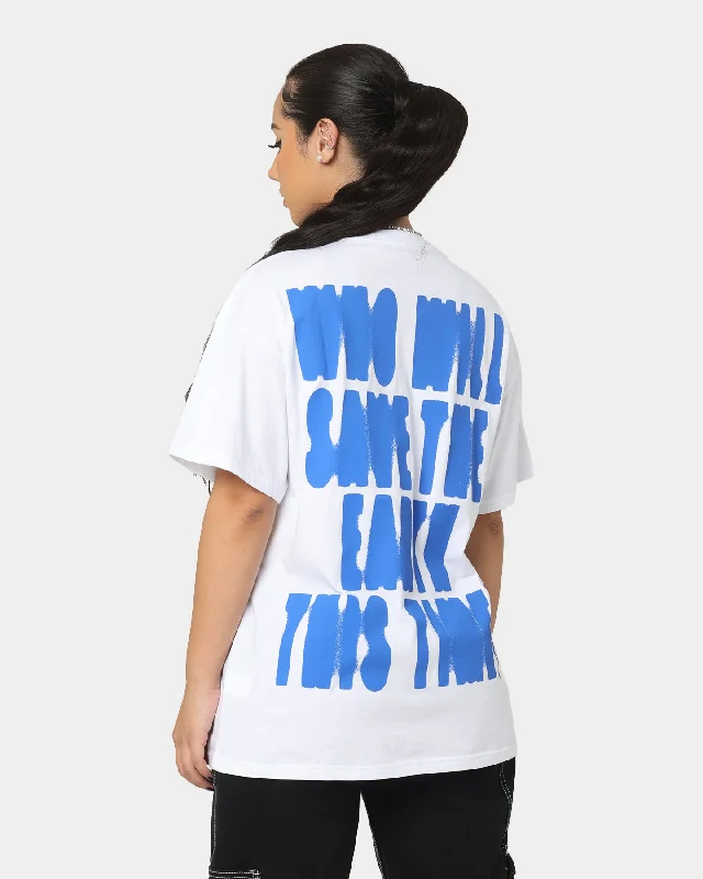 Brockhampton Roadrunner T-Shirt White Lace Blend Ribbed Blend Corduroy Blend