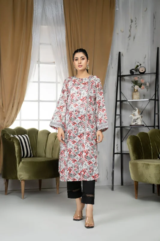 1PC Sapna Digital Shirt - 96 Print Jacquard Patchwork