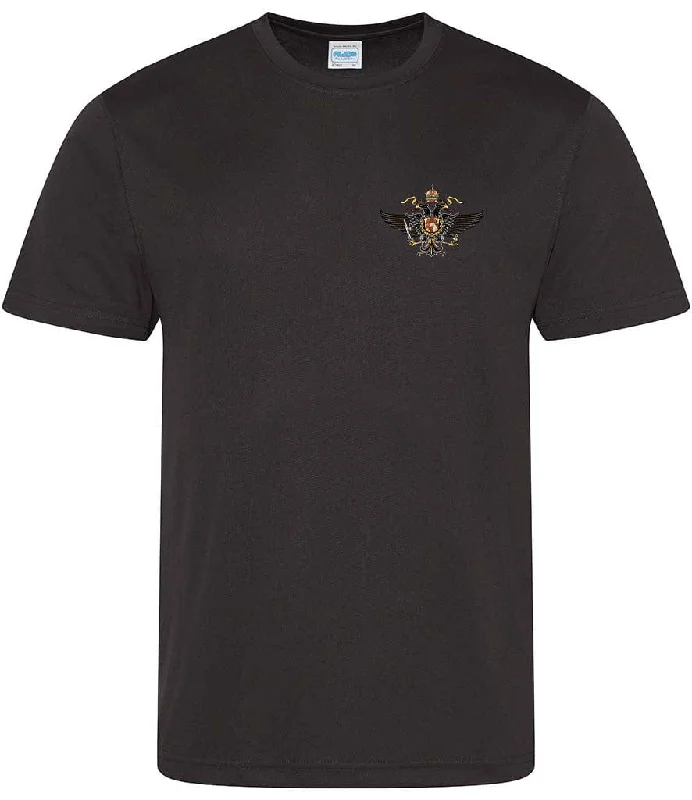 1st The Queen's Dragoon Guards Sports T-Shirt Collared Crew Neck Turtle Neck