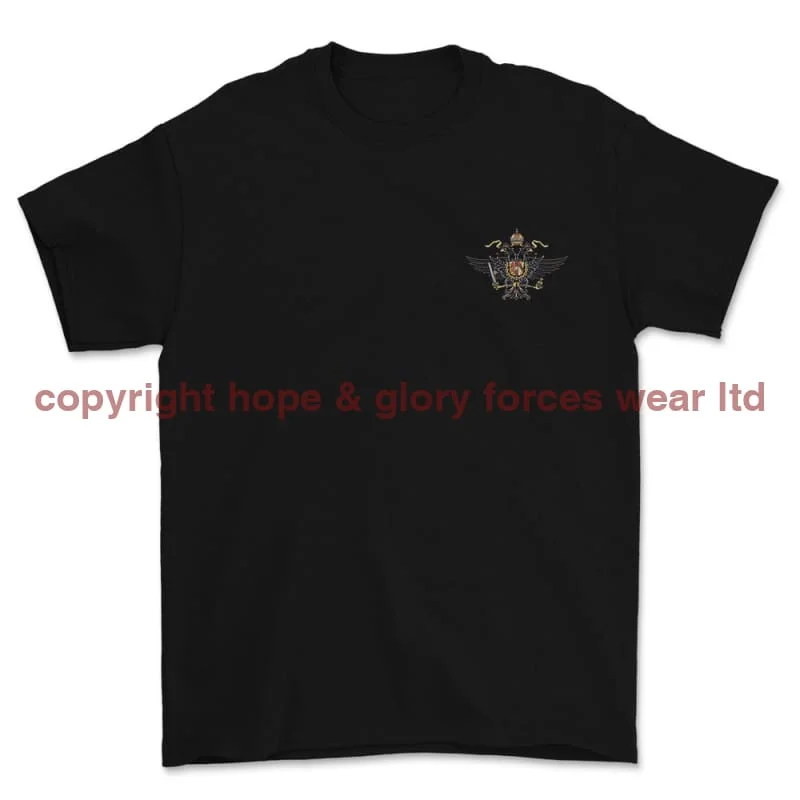 1st The Queen's Dragoon Guards Embroidered or Printed T-Shirt Print Jacquard Patchwork