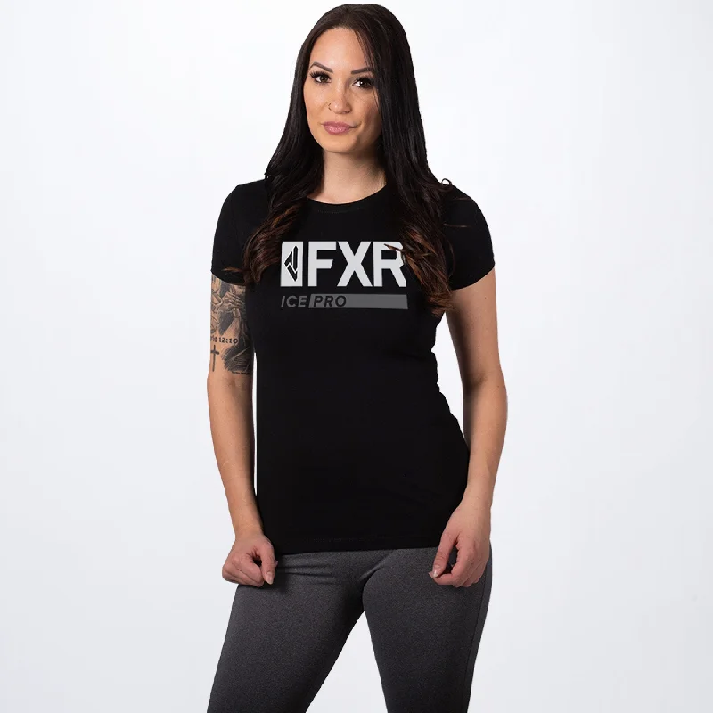 Women's Ice Pro T-Shirt Asymmetrical Pockets Print