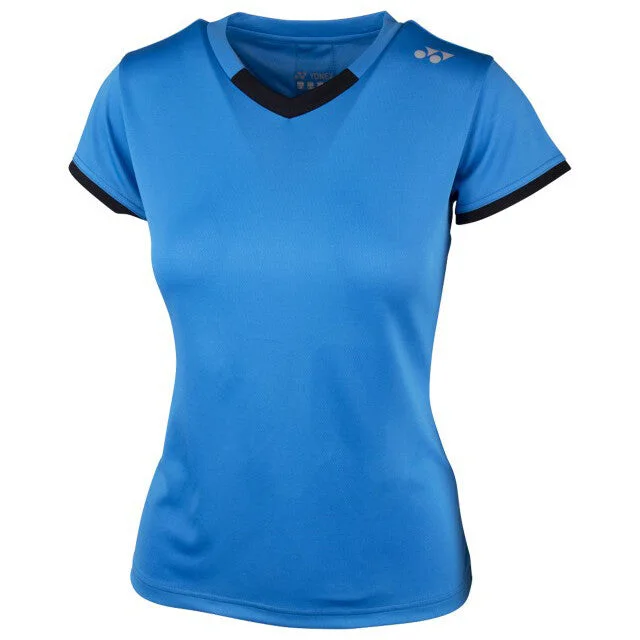 Yonex Women's YTL4 Crew T-Shirt Infinite Blue Modern Contemporary Chic