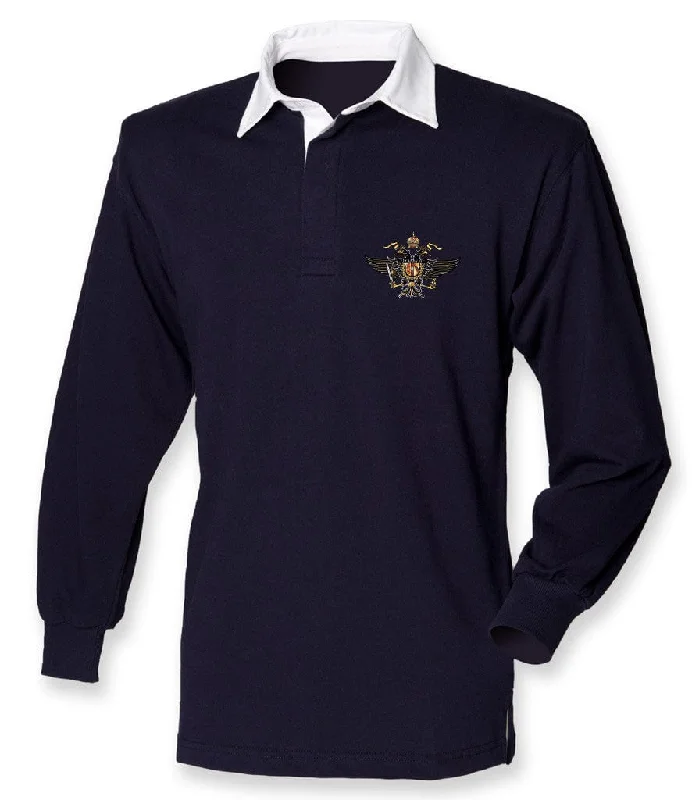 Navy Blue with White Collar