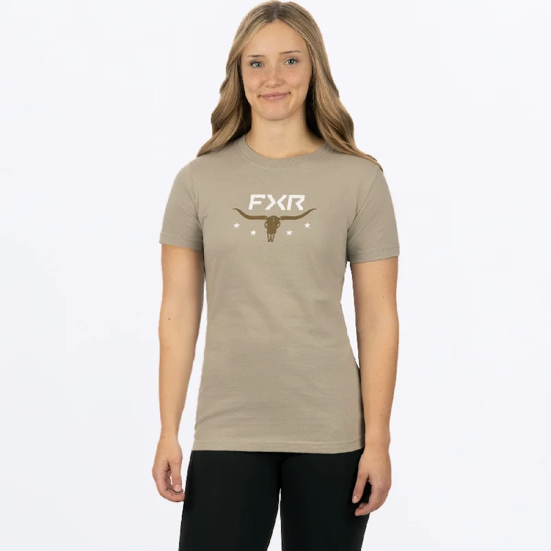 Women's Antler Premium T-Shirt Satin Blend Silk Blend Wool Blend