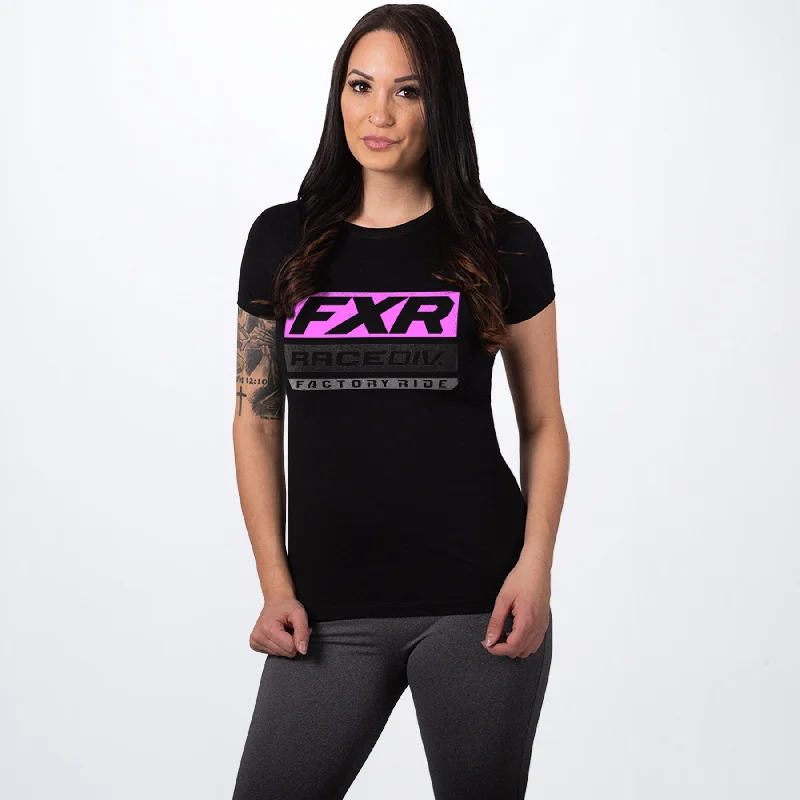Women's Race Division T-Shirt Boxy Fit Fitted Loose