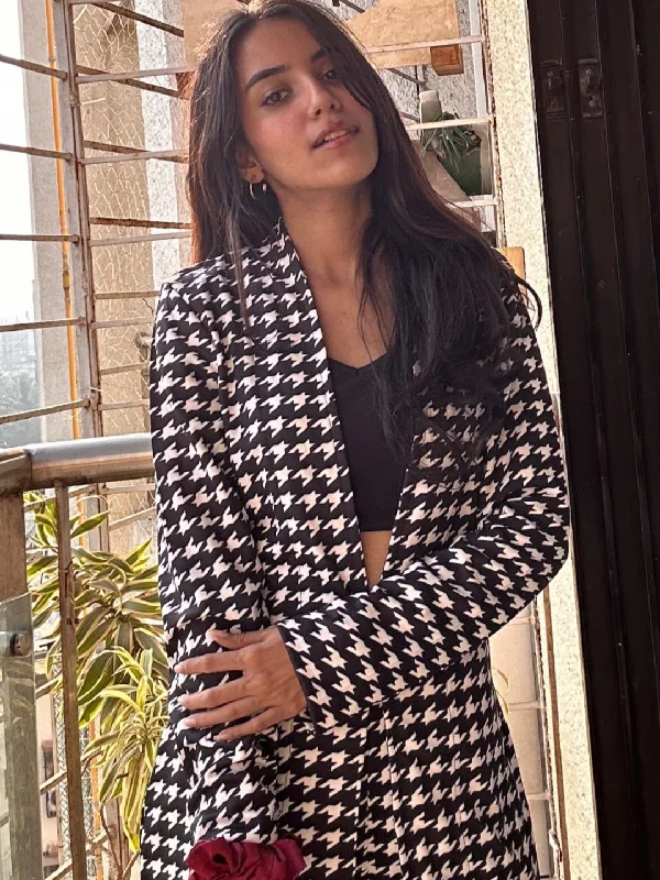 TANDUL Shirt Regular Co-ords Asymmetrical Pockets Print