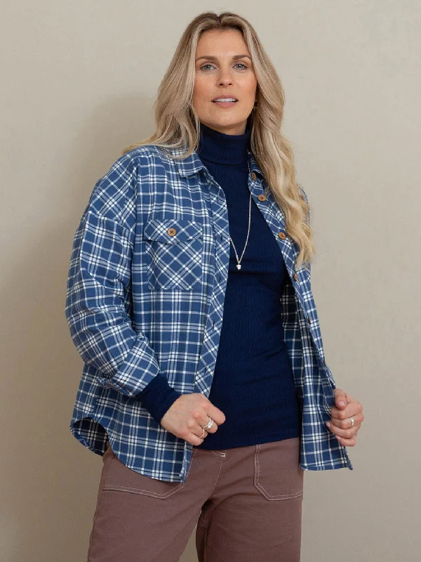 Leigh oversized flannel check shirt Houndstooth Herringbone Solid