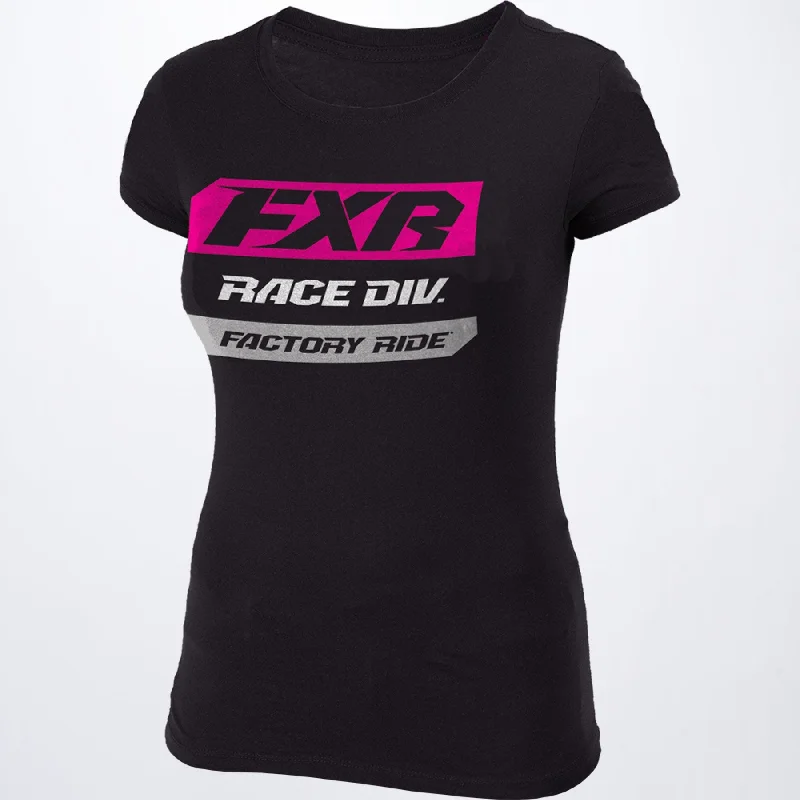 Women's Race Division T-Shirt Terry Blend Velvet Blend Canvas Blend