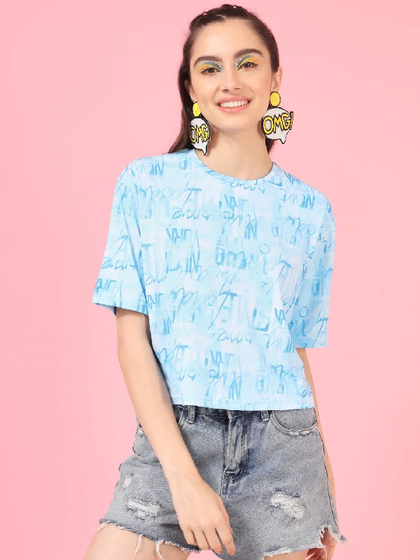 TANDUL Printed Women Round Neck Multicolor T-Shirt Machine Wash Dry Clean Hand Wash