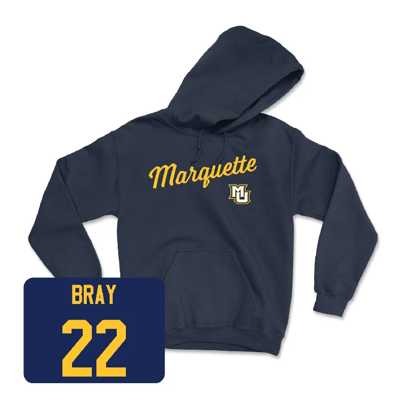 Navy Women's Volleyball Script Hoodie Hoodie Sweatshirt Pullover