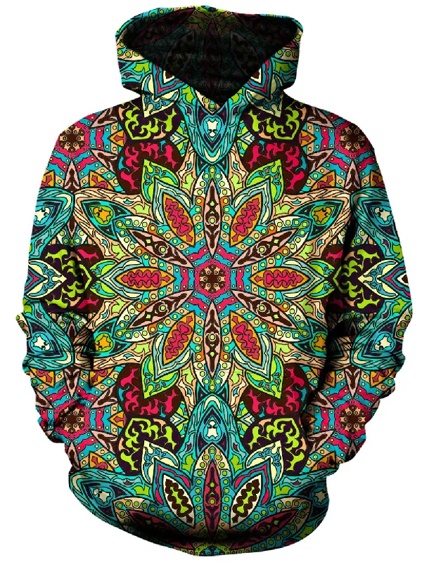 Quilted Unisex Hoodie Hoodie with Typography Text Message