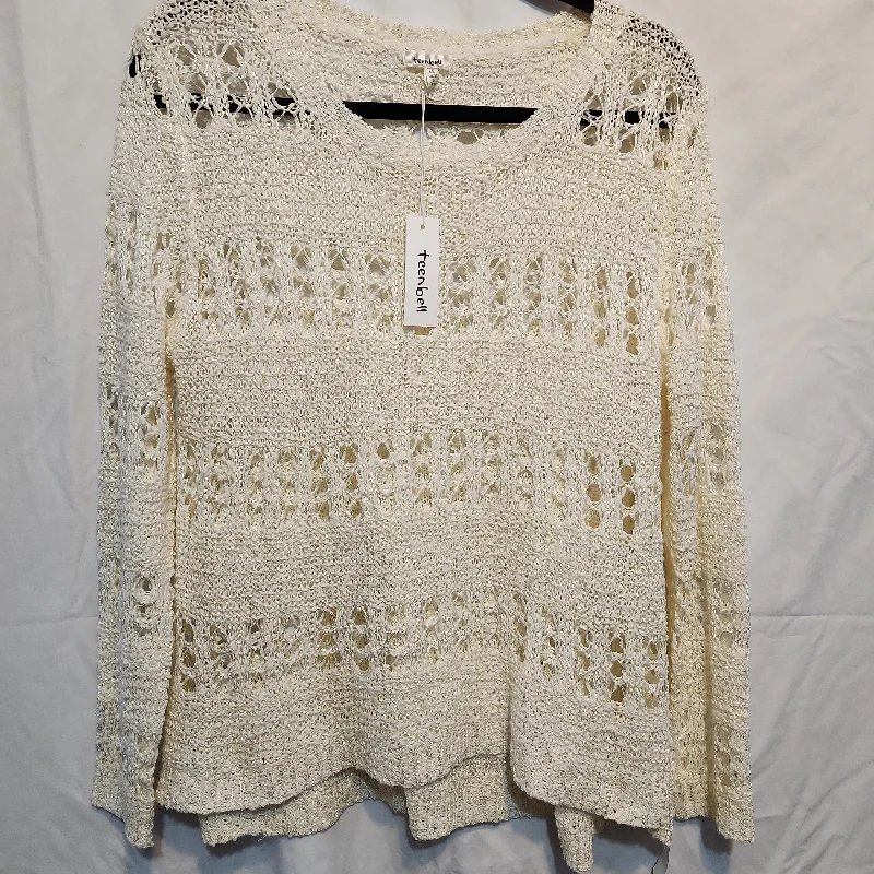 BNWT Knit Sweater Boat Neck Shawl Collar Notched Collar