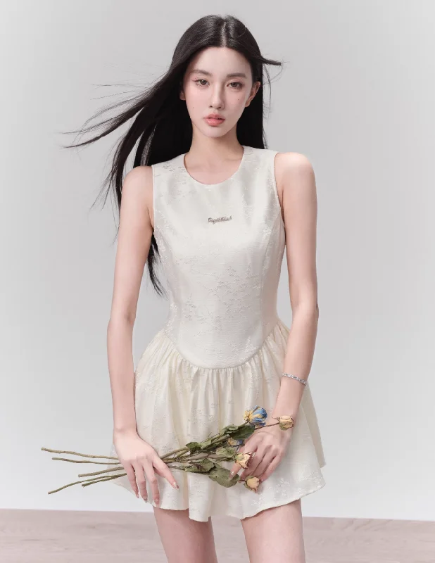 Jacquard Summer New Date Dress FRA0111 Casual Short Summer