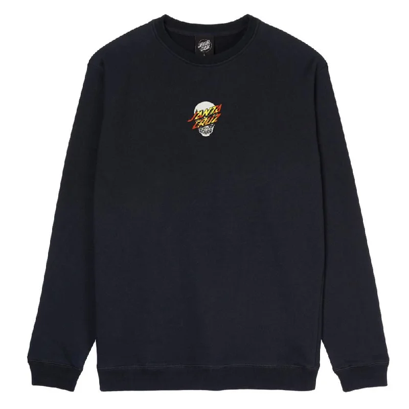 Santa Cruz Crew Dressen Skull Dot Front - Black Tunics Running lightweight