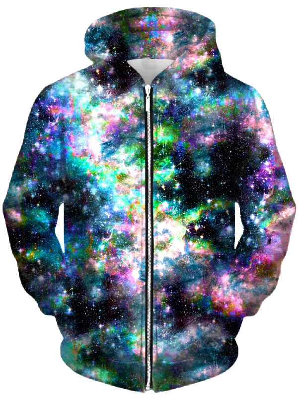 Weird Rave Unisex Zip-Up Hoodie Hoodie with Lining Warm Insulated