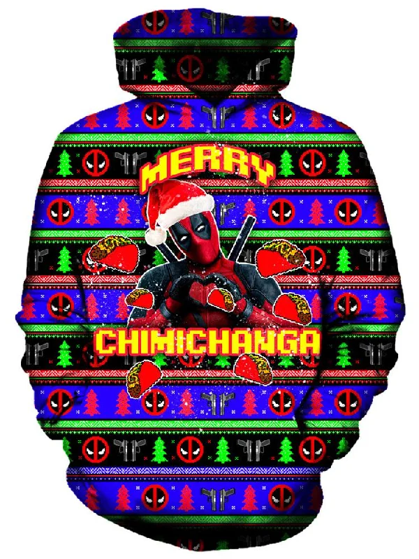 Merry Chimichanga Hoodie Hoodie with Full-Zip Functional Layering