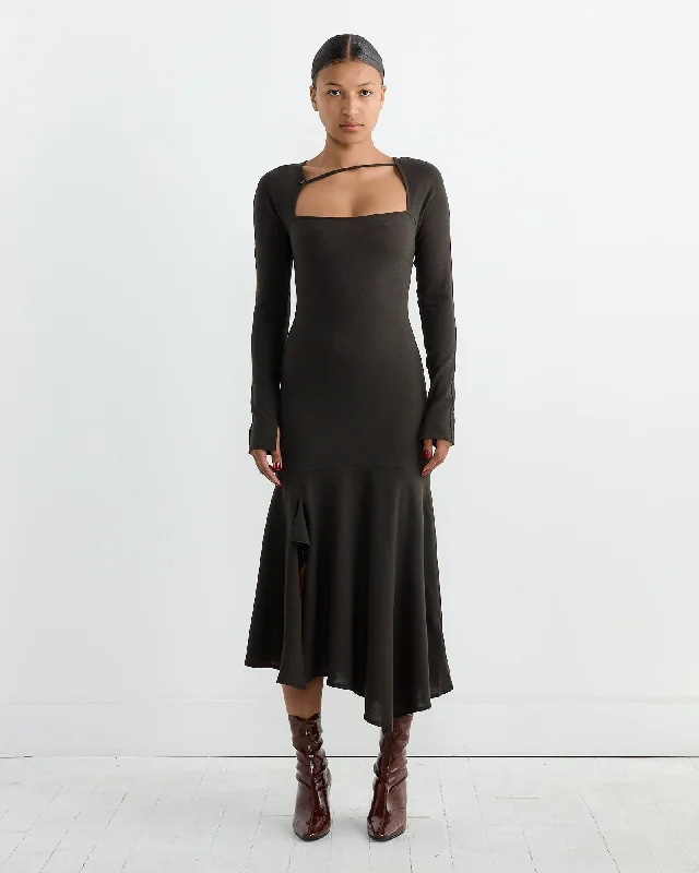 Kira Dress in Khaki Tunics Top rated