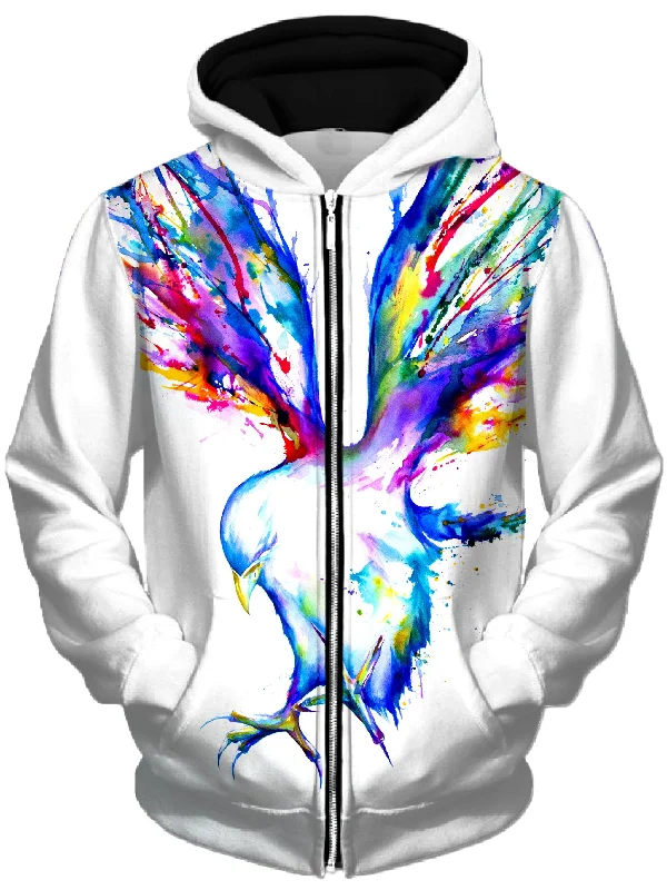 Achilles Unisex Zip-Up Hoodie Hoodie with Zipper Placket Modern Functional