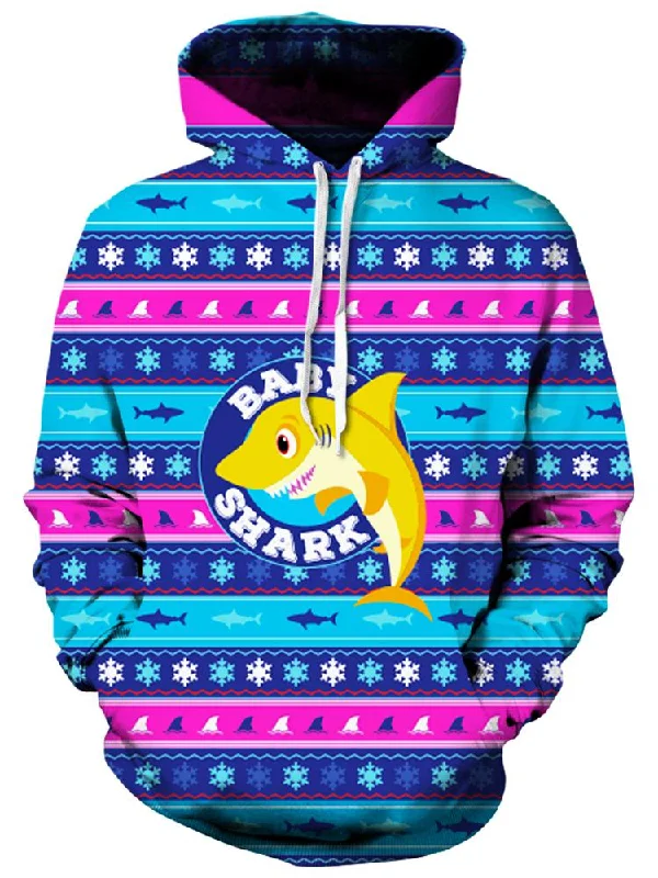 Baby Shark Ugly Unisex Hoodie Hoodie with V-Neck Classic Versatile