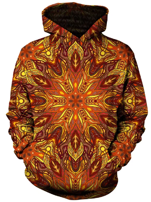 Forest Fire Unisex Hoodie Hoodie with Lining Warm Insulated