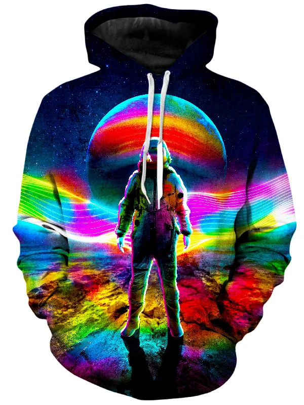 Wavey Unisex Hoodie Hoodie with Hem Drawcord Adjustable Customizable