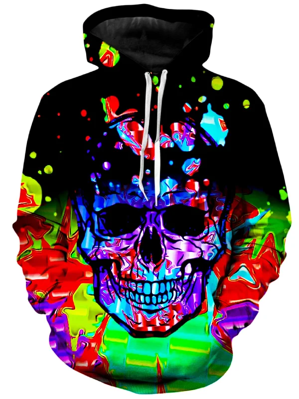 Chromatic Unisex Hoodie Hoodie with Drawstring Waist Adjustable Fitted