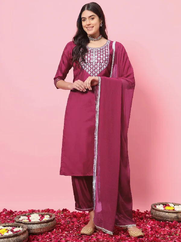 Pink Premium Designer Party Wear Readymade Suit Pant Stylish Casual Pants