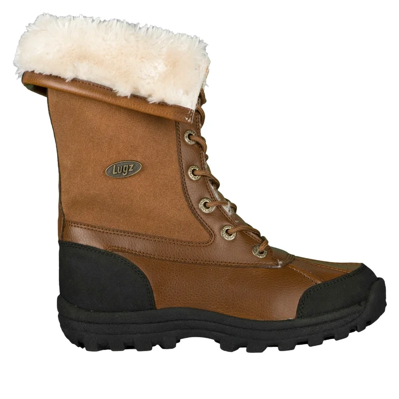 Lugz Tambora WTAMGS-2452 Womens Brown Synthetic Lace Up Casual Dress Boots Tunics Practical durable