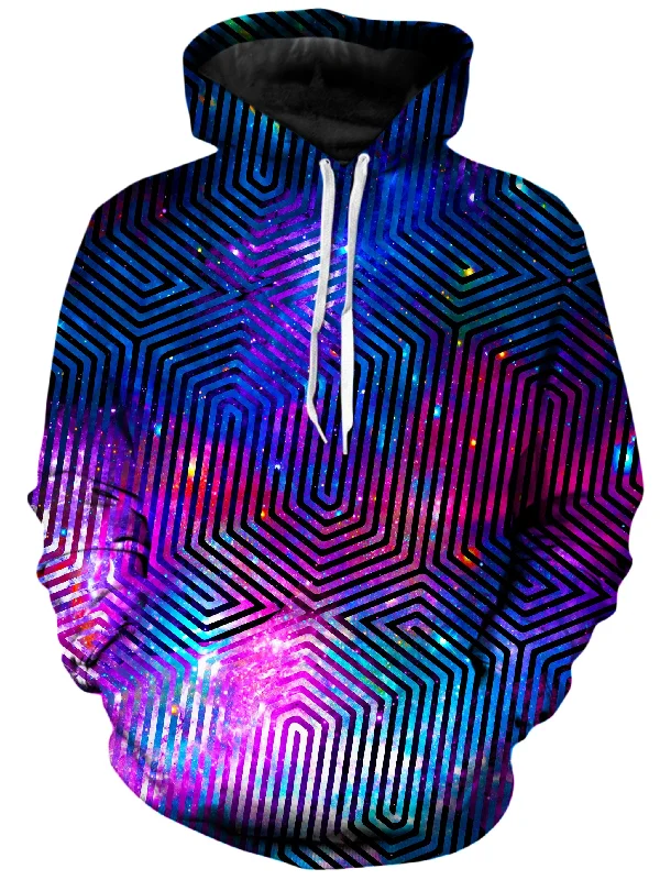 Celestial Finger Print Unisex Hoodie Hoodie with Drop Shoulder Relaxed Streetwear
