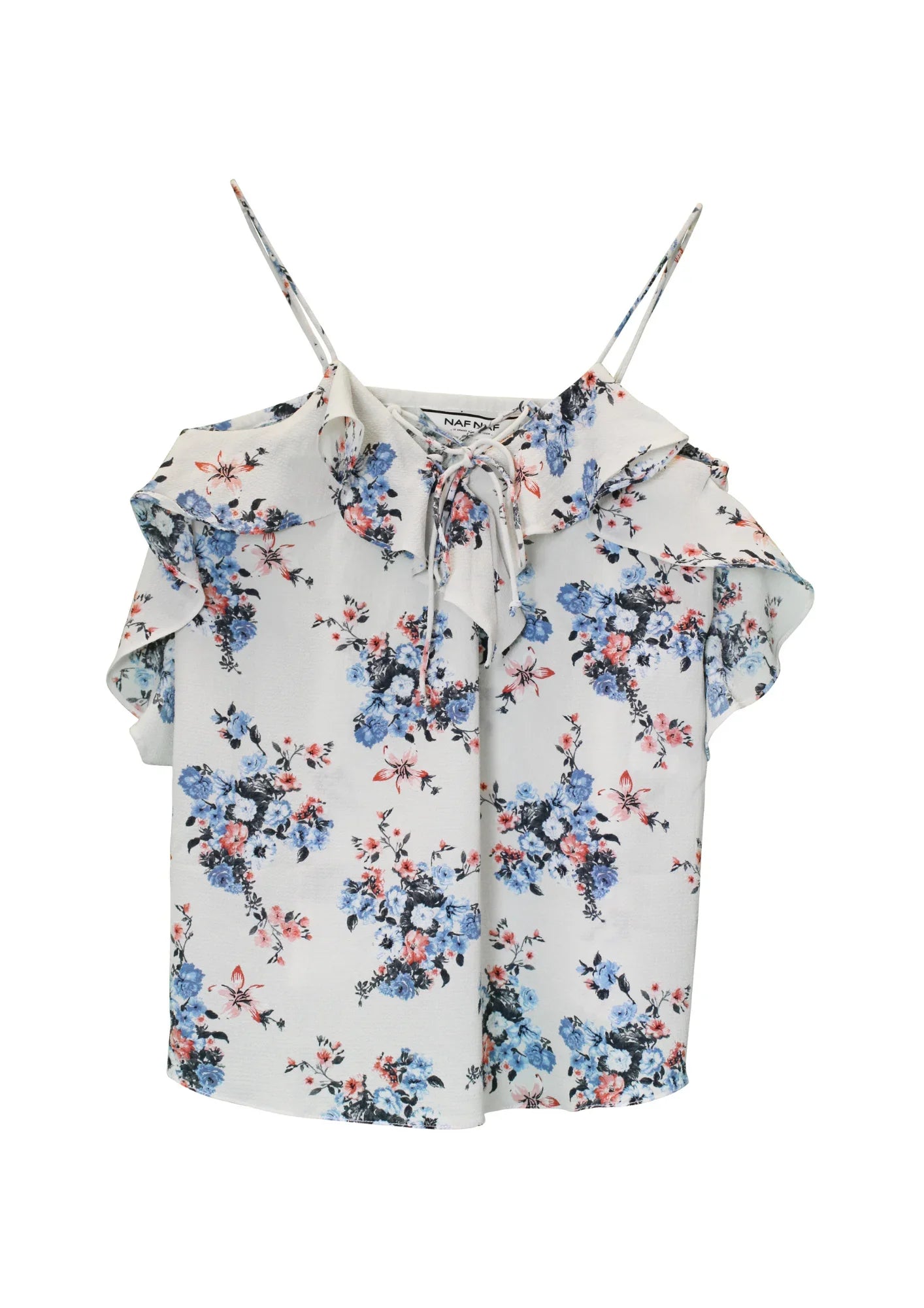 FLORAL TANK TOP mint tank top