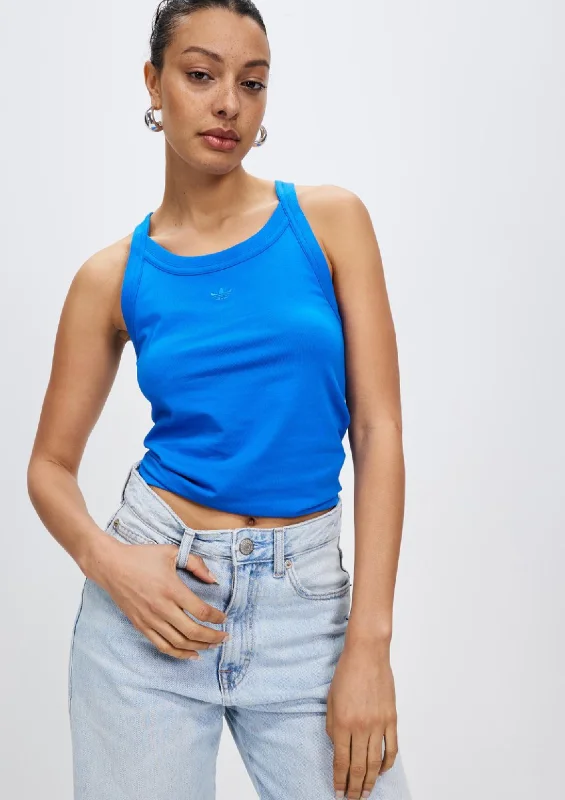 BLUE ADIDAS TANK TOP grey tank top