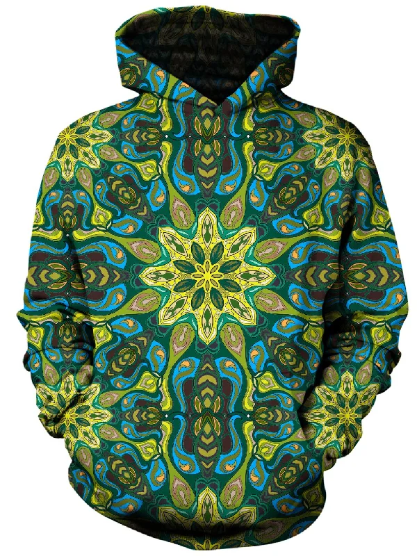 Lilypads Unisex Hoodie Hoodie with Fur Luxurious Winter