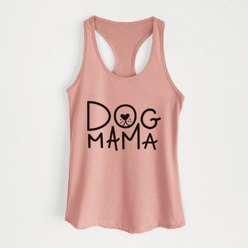 Dog Mama - Women's Racerback Tanktop black tank top