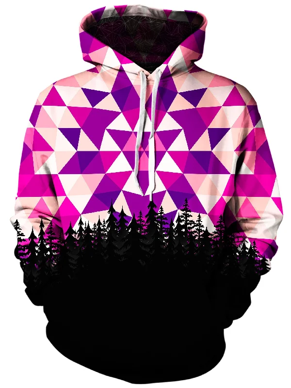 Treeline Three Unisex Hoodie Hoodie with Set-In Sleeves Structured Classic