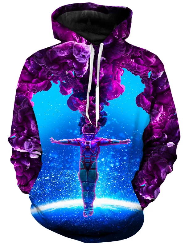 Possessed Astronaut Hoodie Hoodie with Hem Contrast Bold Stylish