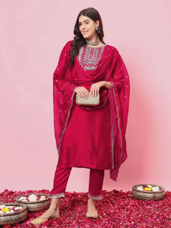 Pink Premium Designer Party Wear Readymade Suit Pant Fashionable Jogger Pants