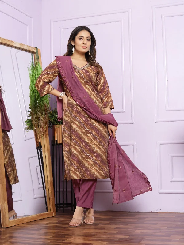 Multi Readymade Designer Pant Suit With Hand Work Comfortable Cargo Pants