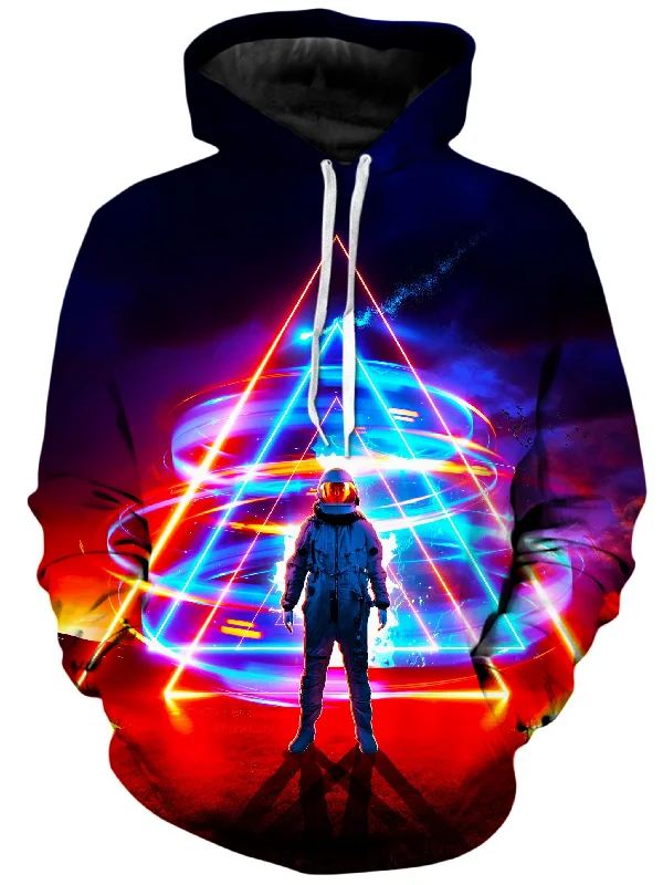Triangler Unisex Hoodie Hoodie with Hem Ribbing Snug Secure