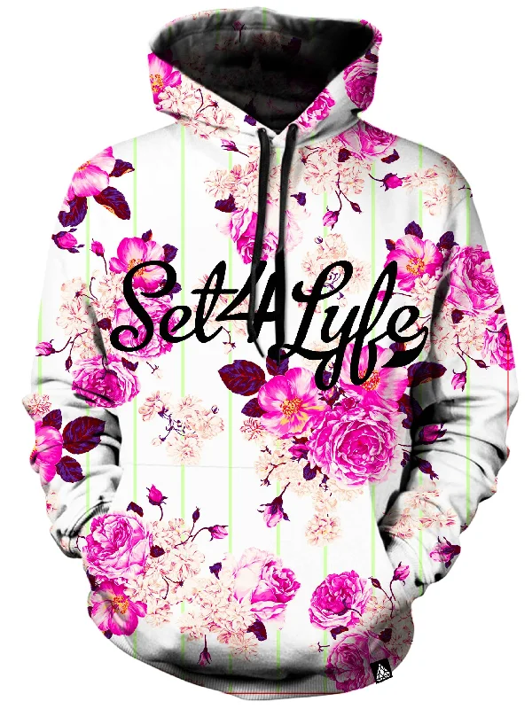 Bloom Unisex Hoodie Hoodie with Batwing Sleeves Loose Dramatic