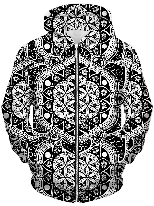 Entity Unisex Zip-Up Hoodie Hoodie with Hem Elastic Stretchable Comfortable