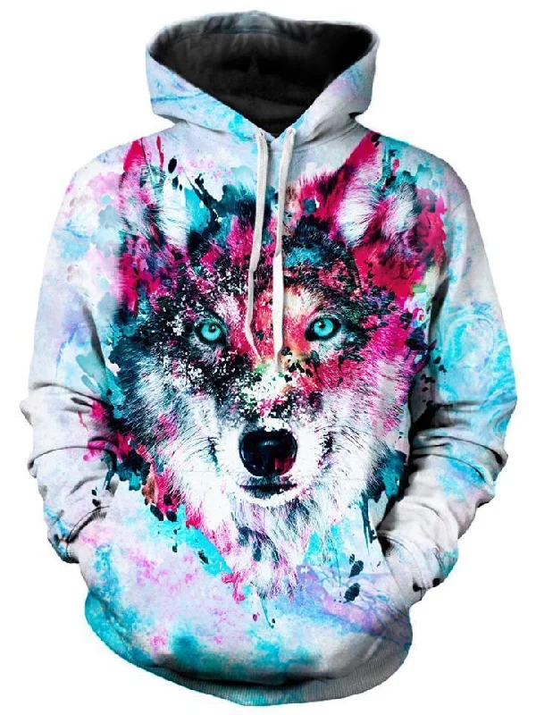 Wolf Kids Hoodie Hoodie with Hem Detail Decorative Unique